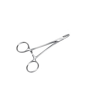 Portaagujas, Tijeras con Punta Recta Dentada, Hechas a Mano, de Acero Inoxidable, de Alta Calidad, Juego de Instrumentos Quirúrgicos Ortopédicos - Product Image 2
