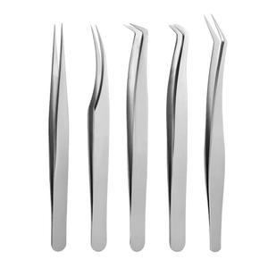 Ensemble de pinces à cils en acier inoxydable de précision Morje Surgical avec pointe lisse, longueur 10 mm, prise en main parfaite pour les outils d'extension de cils - Product Image 6