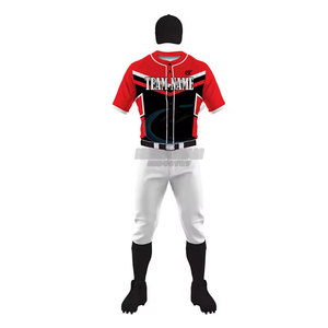 Uniforme de baseball respirant pour homme grande taille en polyester, options personnalisables, durable, vente en gros, couture sans couture - Product Image 2