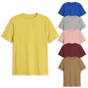 Wholesale Tee Shirt Manufacturer High Quality Basic Soft Jersey <b>Beach</b> Party Lightweight Plain Black T Shirt - Product Image 3