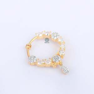 Yani CZ Designer Titanium Nose Ring Stud for Children - Product Image 3