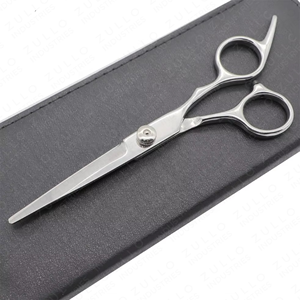 Hot Selling Professional <b>Barber</b> Scissors <b>Set</b> J2 Steel Hair Cutting Shears with PU Leather Case for Salon Use - Product Image 2