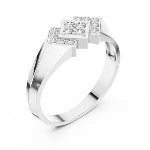 Anillo de Diamantes de Oro Amarillo Sólido de 14k para Mujer, Corte Brillante Redondo, Piedras Cultivadas en Laboratorio, Uso Diario, Banda Apilable - Product Image 5