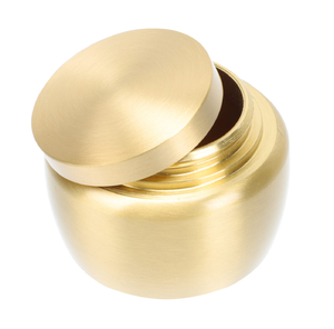 Classic Hammered Copper Food Canister with Brass Flip Top Lid Moisture-proof Perfect for Pantry Storage. Available Wholesale - Product Image 3