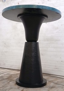 Mesa de Bar Moderna con Base de Metal, Mesa Alta para Cócteles, Redonda, para Cafetería, Restaurante y Bar, Uso Interior y Exterior - Product Image 2