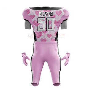 Tenue d'entraînement Nouveau design Sublimation Respirant 100% Polyester Uniforme de football américain Service OEM Prix bas Meilleures ventes - Product Image 3