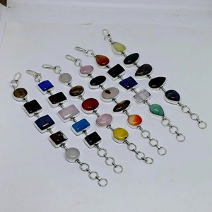 Natural Women's Charm <b>Bracelet</b> Luxury Cabochon Gemstone Party Jewelry Gift - Product Image 3