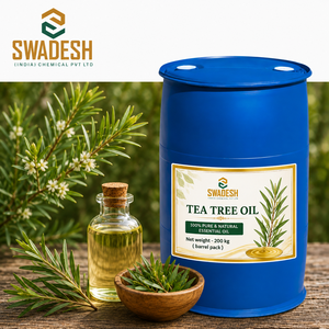 SWADESH Huile Essentielle de Théier 100% Pure Pressée à Froid Extrait Botanique Conditionnement en Vrac OEM/ODM pour Massage Spa - Product Image 1