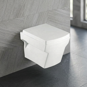 WC mural en céramique, cuvette de toilette en porcelaine, sanitaires modernes, WC suspendu pour salle de bain - Product Image 4