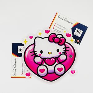 Palette de rangement magnétique pour cils en acrylique écologique, design professionnel de dessin animé, motif papillon et fleur - Product Image 3