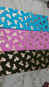 Factory Wholesale FOIL PRINT Sudanese Thobe High Quality Combed Cotton Voile <b>Fabric</b> Woven Digital Print <b>Medium</b> Weight - Product Image 2
