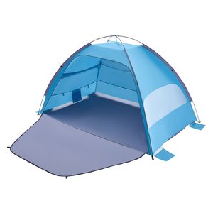 Tenda da Spiaggia Portatile Lightwei per 4 Persone, Protezione Solare UPF 50+, con Borsa per il Trasporto e Tasche per la Sabbia, Tettoia Parasole Estiva - Product Image 1