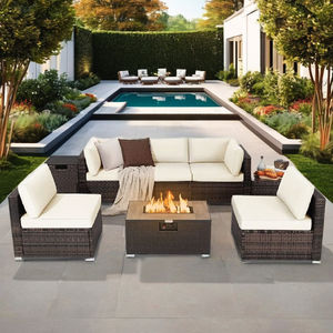 Meubles en osier élégants et modernes, résistants aux intempéries, conçus pour durer pour les hôtels, le patio, le salon, améliore la beauté de l'atelier de la cour - Product Image 1