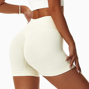 <b>Women</b> Fitness Compression <b>Shorts</b> Seamless High Stretch Breathable Workout Running Yoga Athletic Activewear Factory Direct Supply - Product Image 2