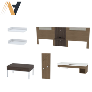 วันหยุดในโรงแรมที่ทันสมัยเฟอร์นิเจอร์ห้องนอนที่มีสไตล์คอลเลกชันเฟอร์นิเจอร์ไม้จากเวียดนามโรงงานผลิต ODM - Product Image 2