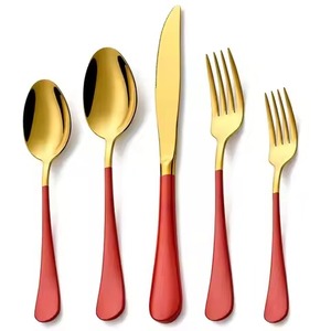 Juego de Cubiertos Metálicos Premium para Mesa de Comedor, Cuchara y Tenedor, Diseño Elegante para Servir - Product Image 4