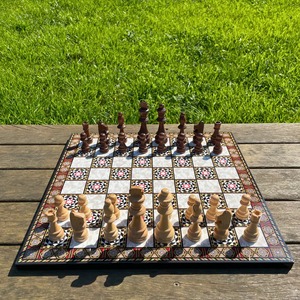 Ensemble d'échecs professionnel de luxe en bois, pièces Staunton artisanales, plateau en bois lesté, coffret cadeau pour adultes et enfants, idéal pour les tournois - Product Image 2