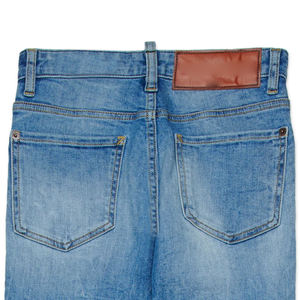 Pantalones Vaqueros de Mezclilla para Niños de Primera Calidad, Lavado Azul Clásico, Elásticos, Corte Ajustado, Diseño Duradero con Logotipo Personalizable 2026 - Product Image 5