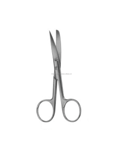 Ciseaux chirurgicaux dentaires 115 mm en acier, manuels - Product Image 1