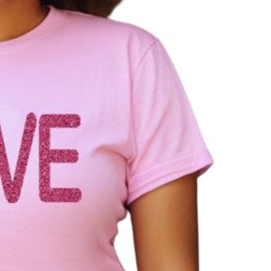 T-shirt rose à manches courtes et col rond, décontracté, pour homme et femme, style streetwear, vêtements confortables pour tous les jours - Product Image 5