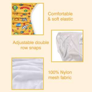 Couche-culotte réutilisable de bain/conception voyage de costume de bain - Product Image 4