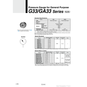 เครื่องวัดความดัน G33-2-01ด้วยตนเองแบบแมนนวลบริการเติมเต็มตัวแปร - Product Image 2