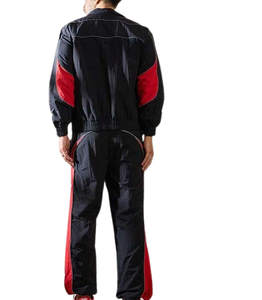 Conjunto Deportivo Casual Personalizado de Dos Piezas: Chaqueta Bomber de Nylon con Cremallera y Ajuste Holgado, y Pantalones Jogger Oversize - Product Image 2