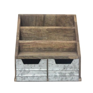 Top Selling High Capacity Minimalist Design Office Desk Organizer Decoration Antique <b>Drawer</b> Wooden <b>Storage</b> Big <b>Box</b> - Product Image 1