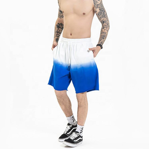 Nouveau style tendance, short décontracté pour homme à taille élastique, séchage rapide, respirant, écologique, couleur unie, logo personnalisé, quantité en gros - Product Image 3