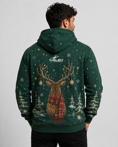 Trendy Christmas Hoodie Winter Fleece Pullover Oversized Unisex Sweatshirt Cozy Holiday Streetwear Fashion Apparel Wholesale - Product Image 2