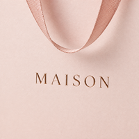 Ensemble d'emballage de luxe avec sac en papier personnalisé KM, boîte cadeau rigide, ruban et carte pour cosmétiques et bijoux