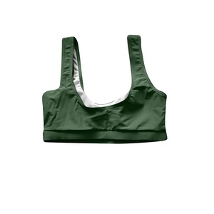 High Waist 2 Piece Sleeveless Crop Tops Racerback Sports <b>Bra</b> Shorts Yoga Outfits Women Workout Sets - Product Image 5