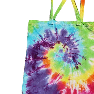 Wholesale Custom Logo tie Dye Shopping <b>Bag</b> Cheap Price Handle Comfortable Custom Logo And SIze - Product Image 5