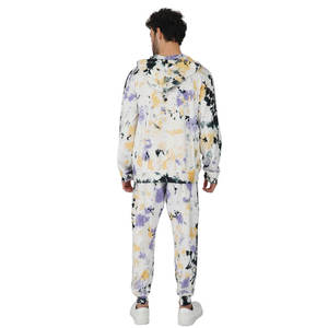 Survêtement tie-dye pour homme, manches longues, haute qualité, dernière mode, léger, confortable, avec taille ajustable - Product Image 2