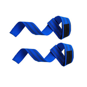 Hot Selling <b>Weight</b> Lifting Straps Hand Grip Support Natural Rubber PVC Adjustable Elasticity Private Label Men <b>Women</b> Custom - Product Image 3