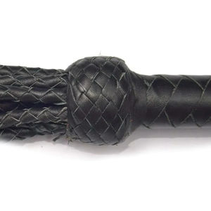 Flogger en cuir épais en suède de vache à 25 queues, équipement de bondage avec fonction rotative robuste, fouets en cuir - Product Image 3