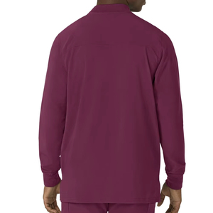 Vente en gros d'usine, ensembles de blouses médicales personnalisées avec logo pour infirmières et médecins, vestes médicales à manches longues, blouses extensibles pour hommes - Product Image 4