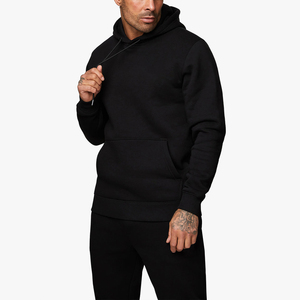 Sweat-shirt à capuche personnalisé pour homme en molleton de coton premium avec poche kangourou, style streetwear décontracté, fabricant OEM ODM en gros - Product Image 1