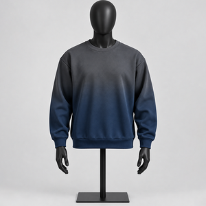 Sudadera con Capucha para Hombre, 100% Poliéster, Cuello Tejido, Color Sólido, Corte Holgado, Otoño, Casual, Cómoda, Transpirable, Ecológica - Product Image 1