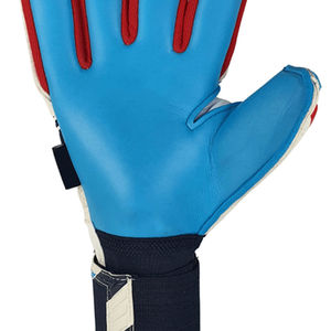 Gants de gardien de but avec paume en latex antidérapante, protection des doigts, picots, dos en maille respirante, support de poignet, fermeture Velcro au poignet - Product Image 3