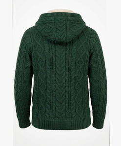 High Quality Knitted 100% Cotton <b>Waterproof</b> Pocket Hoodie Custom Logo Embossed Unisex Oversized Pullover Heavy Fabric Street - Product Image 2