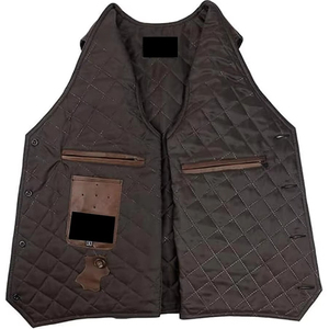 Chalecos de cuero para motocicleta, de piel auténtica de vaca, hechos en Pakistán, elegantes y transpirables, para venta en línea. - Product Image 3