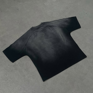 T-shirt unisexe tendance 2026 personnalisé, surdimensionné, en coton de qualité supérieure avec strass - Product Image 3