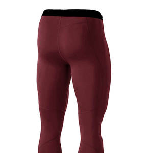 Custom Design Plus Size Blank <b>Maroon</b> Color Men <b>Legging</b> Breathable Quick Dry Elastic Waist Polyester Made Unique Style <b>Leggings</b> - Product Image 2