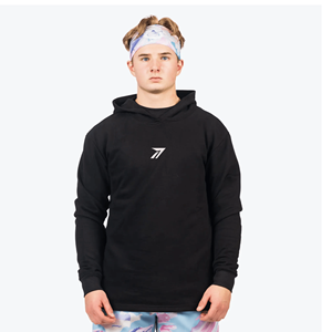 Sudadera con efecto lavado para hombre, tacto vintage suave, 320 GSM, forro polar de algodón, logotipo personalizado, OEM, venta al por mayor, directo de fábrica de Pakistán, bajo precio. - Product Image 3