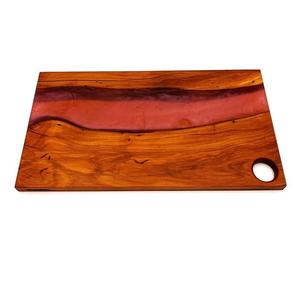 Nouvelle arrivée : planche à découper en résine époxy et bois pour couper fruits, légumes, viande, finition brillante, pour ustensiles de cuisine - Product Image 3