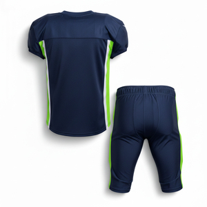 Sublimation American Football Uniform Custom Team Design Gridiron Jersey High Elastic <b>Padded</b> <b>Game</b> Pants Uniform Sets 3D - Product Image 4