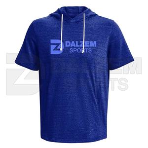 Venta al por mayor de logotipo personalizado para hombre Slim Fit verano Camisetas de manga corta con capucha gimnasio Tops Sudadera con capucha Casual Jersey camisa de los hombres - Product Image 3