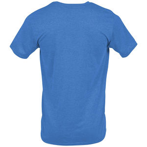 Service OEM, vente en gros, t-shirt pour homme en coton 95% et élasthanne 5%, coupe ajustée, col rond, t-shirt de fitness pour homme - Product Image 6