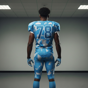 Nuevo Uniforme de Fútbol Americano Sublimado para Adultos, Diseño Único y Moderno, Color Personalizado, Alta Calidad, Unisex, Manga Corta - Product Image 2